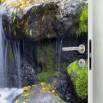 Αυτοκολλητο Πορτας WATERFALL