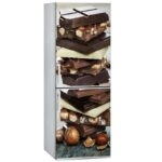 Αυτοκόλλητο ψυγείου WHITE-DARK CHOCOLATE