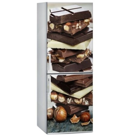 Αυτοκόλλητο ψυγείου WHITE-DARK CHOCOLATE