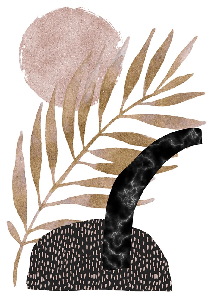 Πόστερ ABSTRACT TROPICAL LEAF