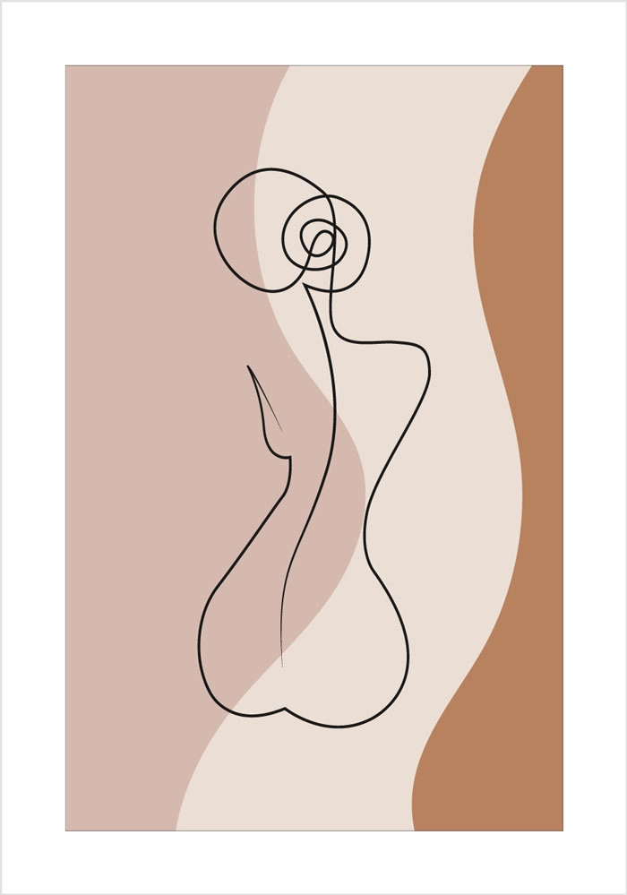 Πόστερ ABSTRACT WOMAN BODY