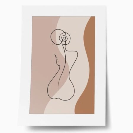 Πόστερ ABSTRACT WOMAN BODY - Abstract - Αφηρημένα Sticky 1