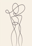Πόστερ ABSTRACT WOMAN FIGURE