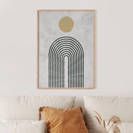 Πόστερ ABSTRACT CIRCLE AND LINES