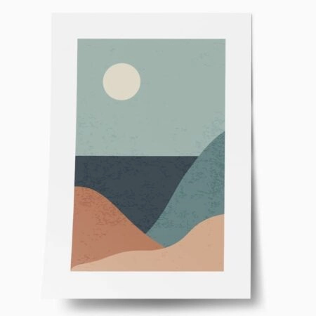 Πόστερ ABSTRACT COAST 2 - Abstract - Αφηρημένα Sticky 1