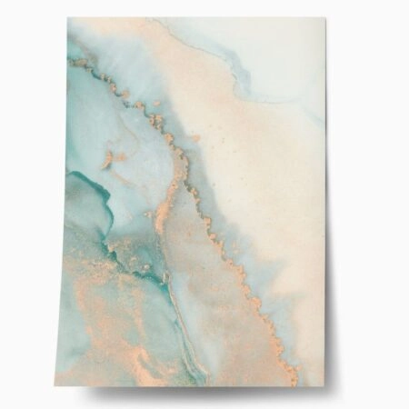 Πόστερ ABSTRACT SEA WAVES - Abstract - Αφηρημένα Sticky 1