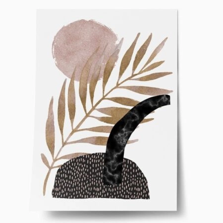 Πόστερ ABSTRACT TROPICAL LEAF - Posters Sticky 1