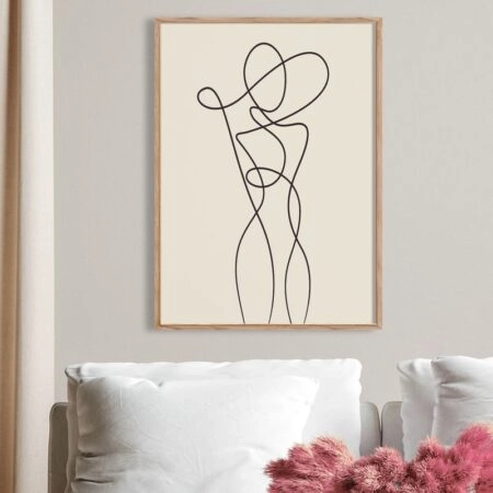 Πόστερ ABSTRACT WOMAN FIGURE