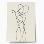 Πόστερ ABSTRACT WOMAN FIGURE
