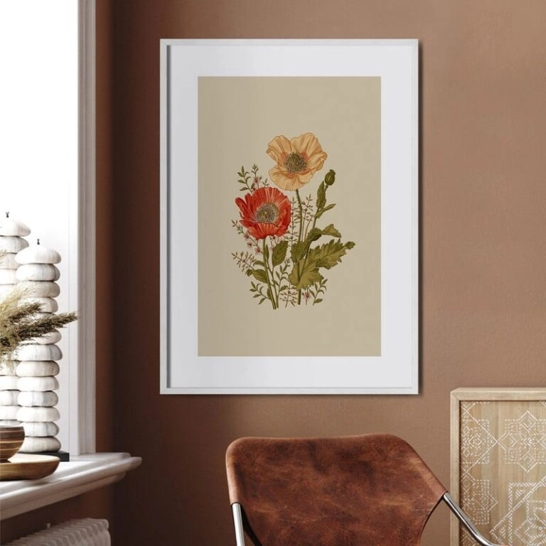 Πόστερ BAROQUE FLOWERS - Botanical - Λουλούδια