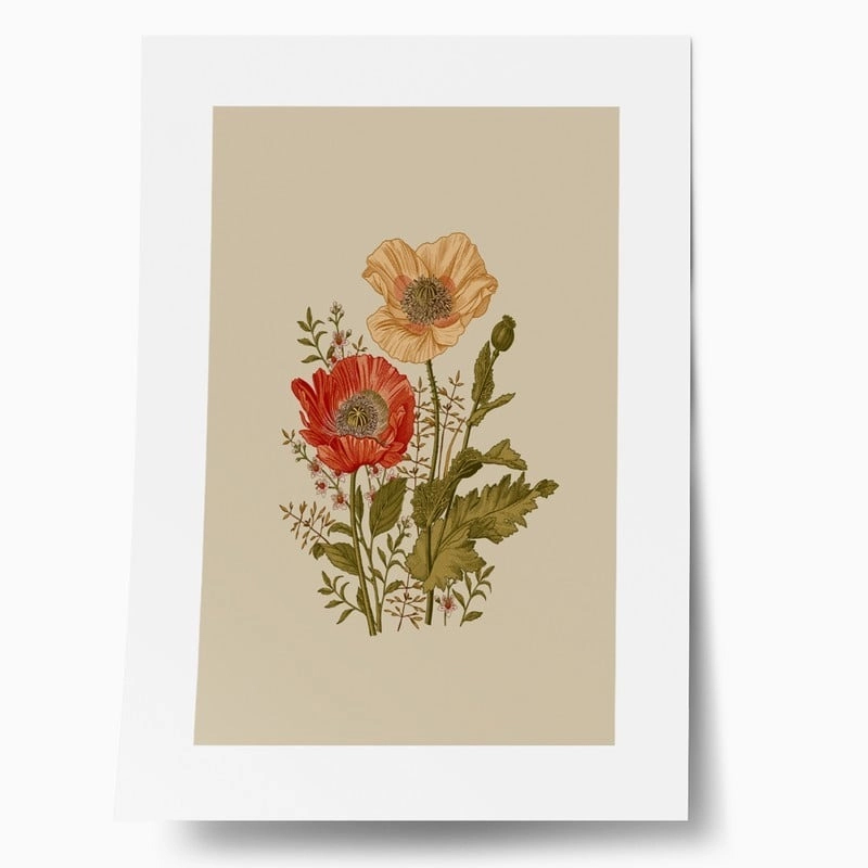 Πόστερ BAROQUE FLOWERS