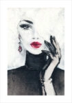 Πόστερ BEAUTIFUL WOMAN WATERCOLOR