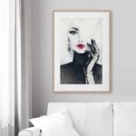 Πόστερ BEAUTIFUL WOMAN WATERCOLOR