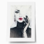 Πόστερ BEAUTIFUL WOMAN WATERCOLOR