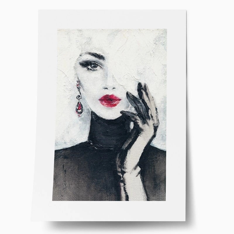 Πόστερ BEAUTIFUL WOMAN WATERCOLOR