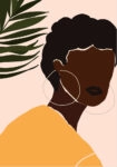 Πόστερ BLACK WOMAN ILLUSTRATION