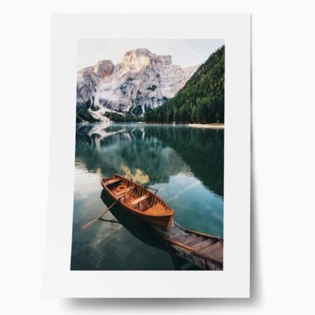 Πόστερ BOAT IN CRYSTAL LAKE - Τοπια - Φυση Sticky 1