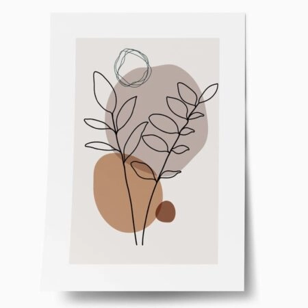 Πόστερ BOTANICAL BOHO LINEART - Abstract - Αφηρημένα Sticky 1