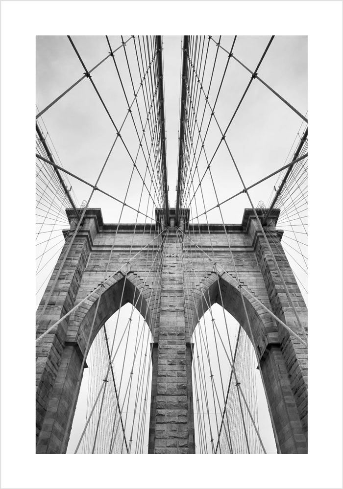 Πόστερ BROOKLYN BRIDGE BW