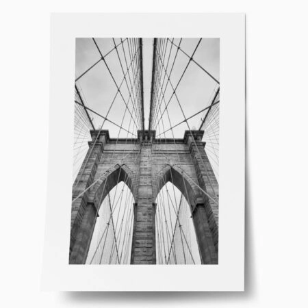 Πόστερ BROOKLYN BRIDGE BW - Abstract - Αφηρημένα Sticky 1