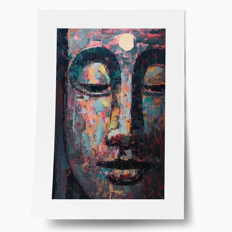 Πόστερ BUDDHA OIL PAINTING