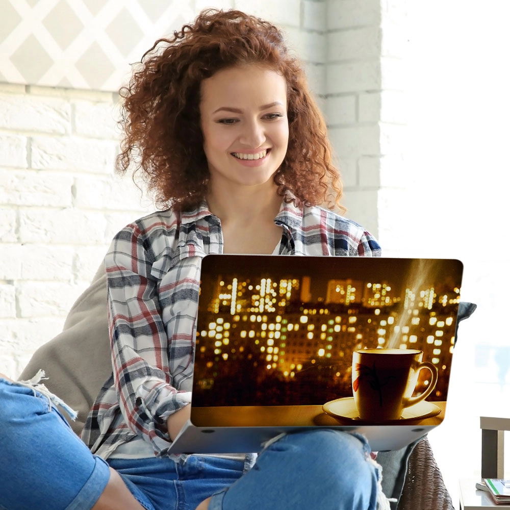 Αυτοκόλλητο Laptop COFFEE CUP