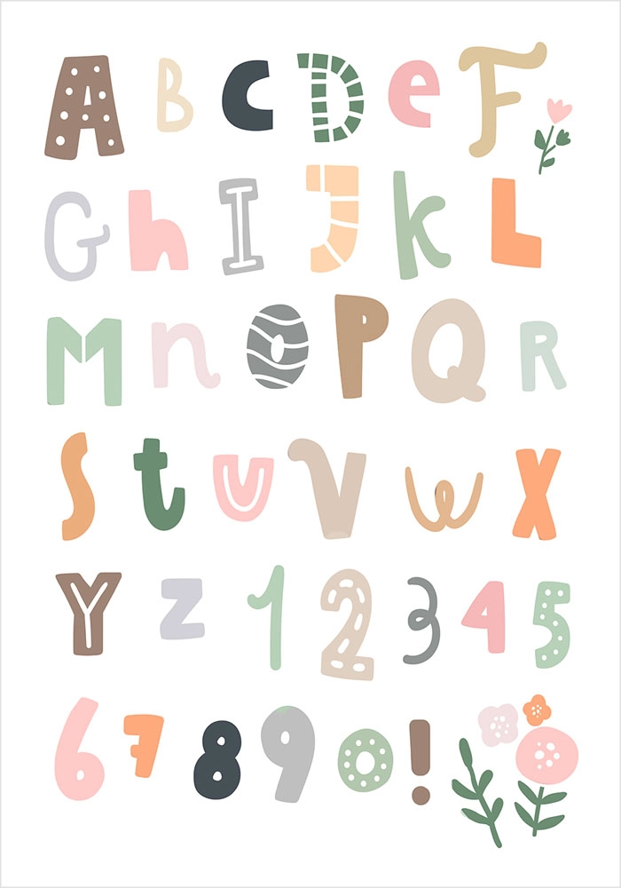 Πόστερ CUTE ALPHABET