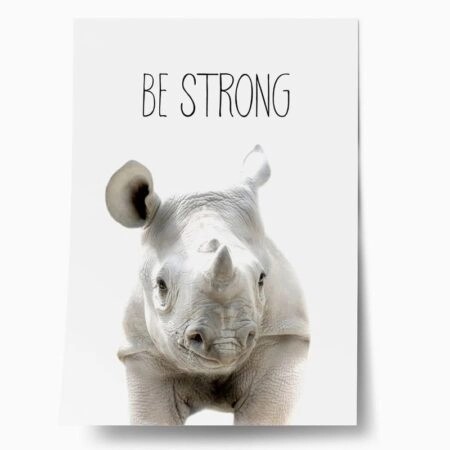 Πόστερ CUTE RHINO - Παιδικά Sticky 1