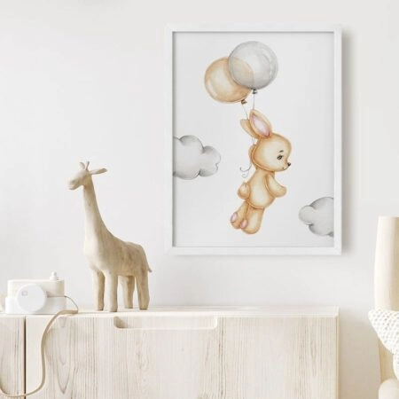 Πόστερ FLYING BALOON BUNNY