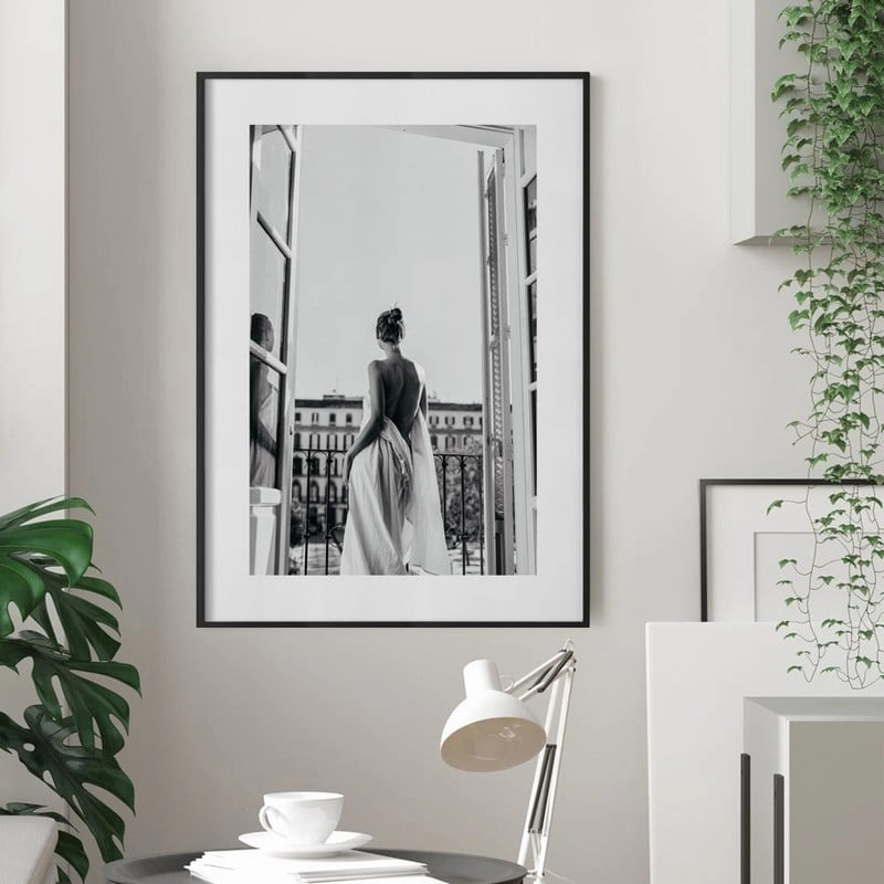 Πόστερ GIRL IN BALCONY