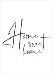 Πόστερ HOME SWEET HOME