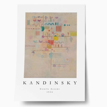 Πόστερ KANDINSKY - GENTLE ASCENT - Διασημοι Ζωγραφοι Sticky 1