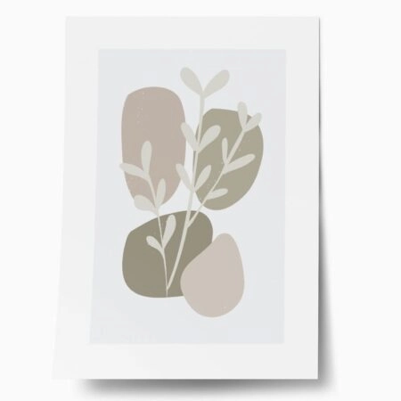 Πόστερ MINIMALIST BOTANICAL ART - Abstract - Αφηρημένα Sticky 1