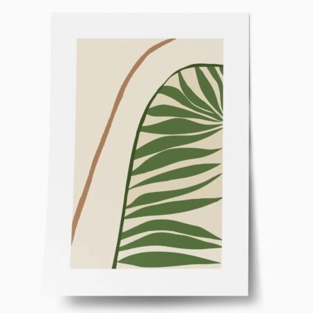 Πόστερ MINIMALIST LEAF - Abstract - Αφηρημένα Sticky 1