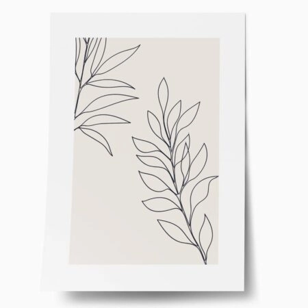 Πόστερ MINIMAL ABSTRACT BRANCHES - Lineart Sticky 1