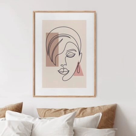 Πόστερ MINIMAL WOMAN FACE