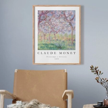 Πόστερ MONET - PRINTEMPS A GIVERNY