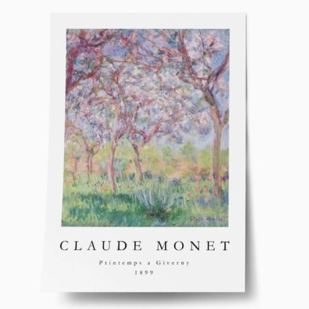 Πόστερ MONET - PRINTEMPS A GIVERNY - Διασημοι Ζωγραφοι Sticky 1