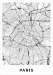 Πόστερ PARIS MAP