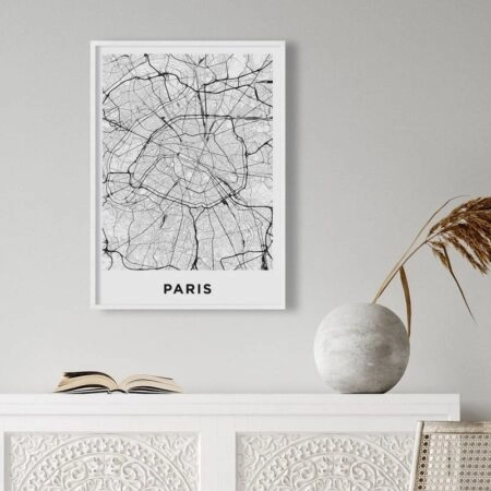 Πόστερ PARIS MAP