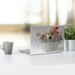 Αυτοκόλλητο Laptop PUPPY