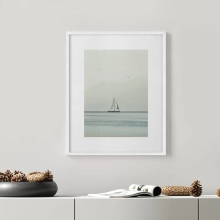 Πόστερ SAILBOAT IN THE OCEAN