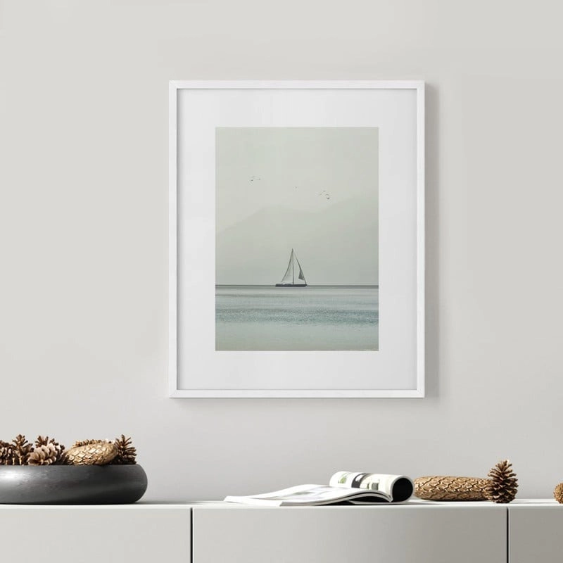 Πόστερ SAILBOAT IN THE OCEAN