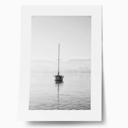 Πόστερ SAILING YACHT IN CALM LAKE - Τοπια - Φυση Sticky 1