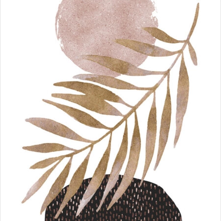 Πόστερ SUN WITH LEAF - Botanical - Λουλούδια Sticky 2