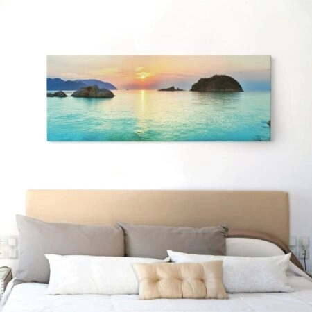 Πίνακας Πανοραμικός TURQUOISE SUNSET