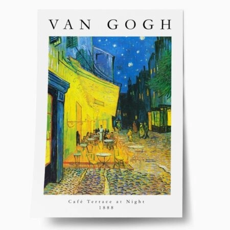 Πόστερ VAN GOGH - CAFE TERRACE - Διασημοι Ζωγραφοι Sticky 1