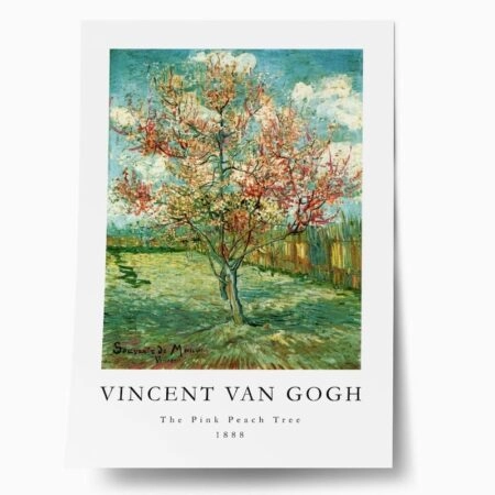 Πόστερ VAN GOGH - THE PINK PEACH TREE - Διασημοι Ζωγραφοι Sticky 1