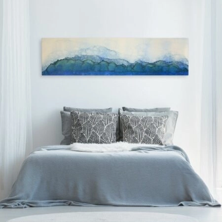 Πίνακας Πανοραμικός WATERCOLOR ABSTRACT LANDSCAPE
