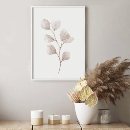 Πόστερ WATERCOLOR EUCALYPTUS LEAVES